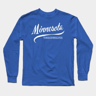 Timberwolves Retro Long Sleeve T-Shirt